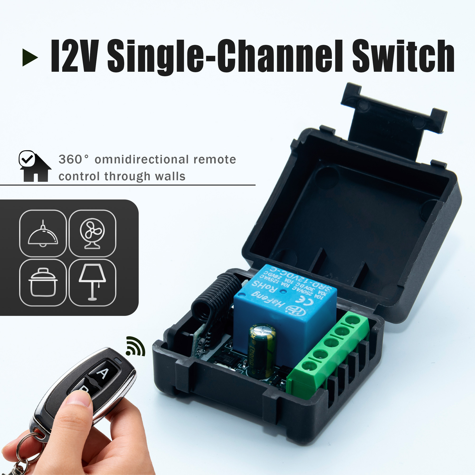 Joystick Module - DC 12V 433MHz Wireless Remote Control