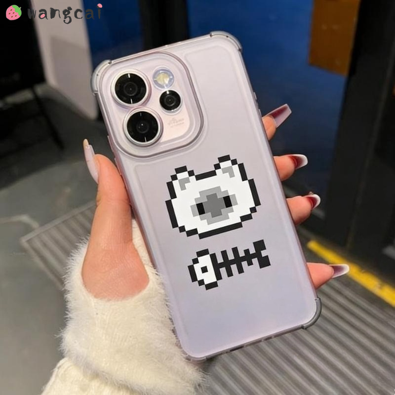 Neopixel - Cartoon Pixel Cat Ice Mist Phone