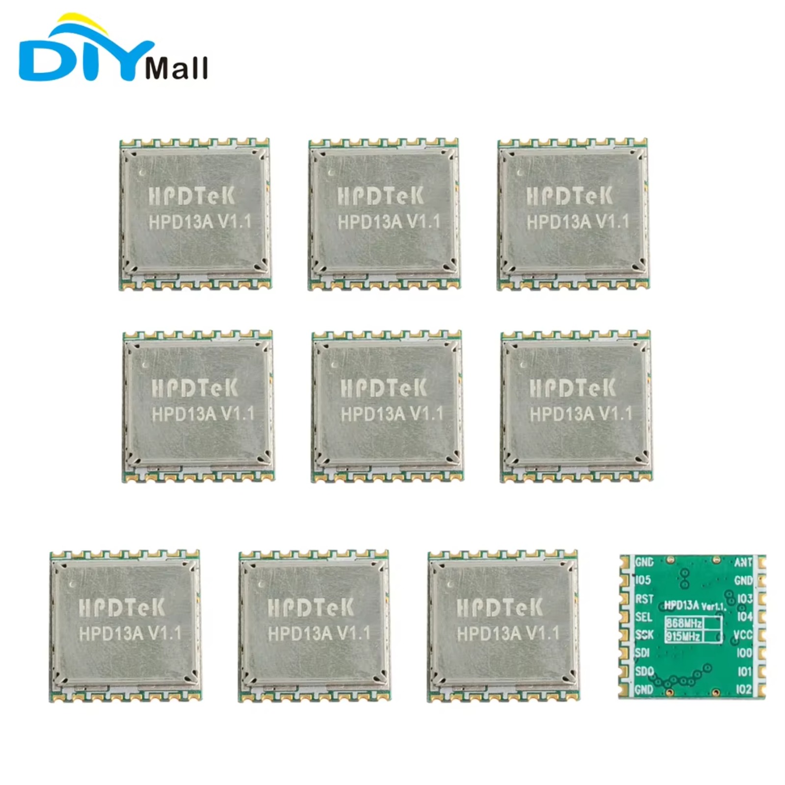 10PCS HPD13A 868MHz/915MHz SX1 - огляд і ціна Lora Rfm95