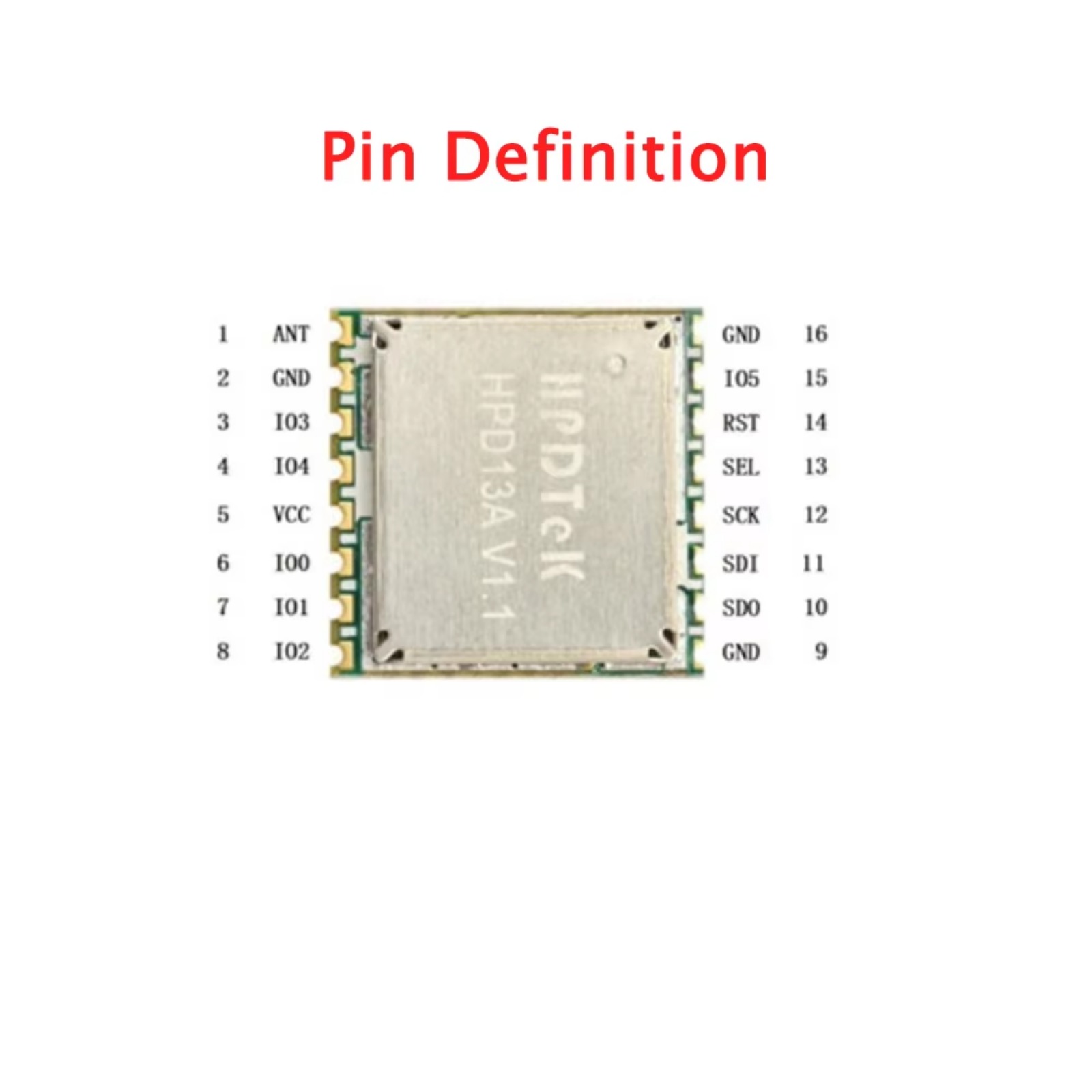 10PCS HPD13A 868MHz/915MHz SX1 - огляд і ціна Lora Rfm95