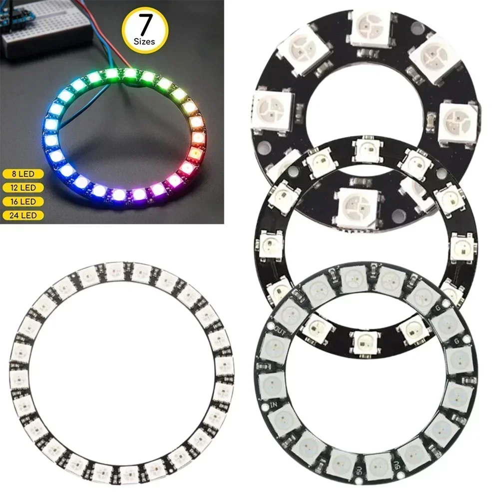 5V LEDs Ring Individual Addres - огляд і ціна Neopixel