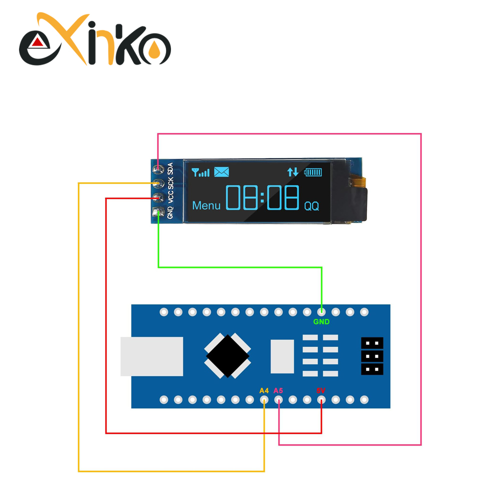 1-10pcs 0.91 inch OLED Display - огляд і ціна Ssd1306