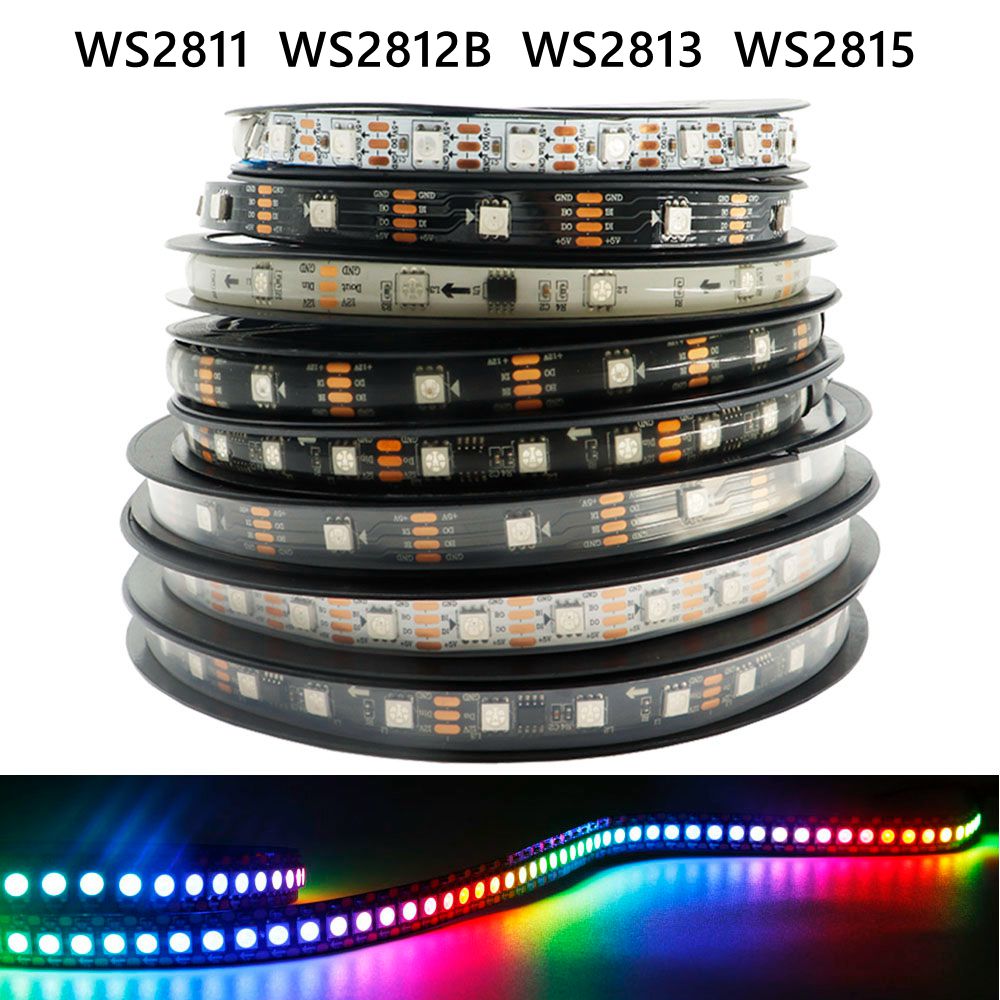 WS2811 WS2812B WS2813 WS2815 5 - огляд і ціна Ws2812B Strip 5V