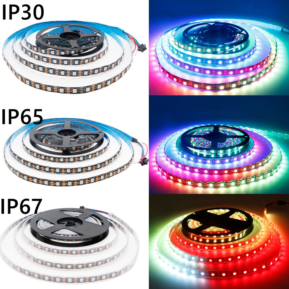 WS2811 WS2812B WS2813 WS2815 5 - огляд і ціна Ws2812B Strip 5V
