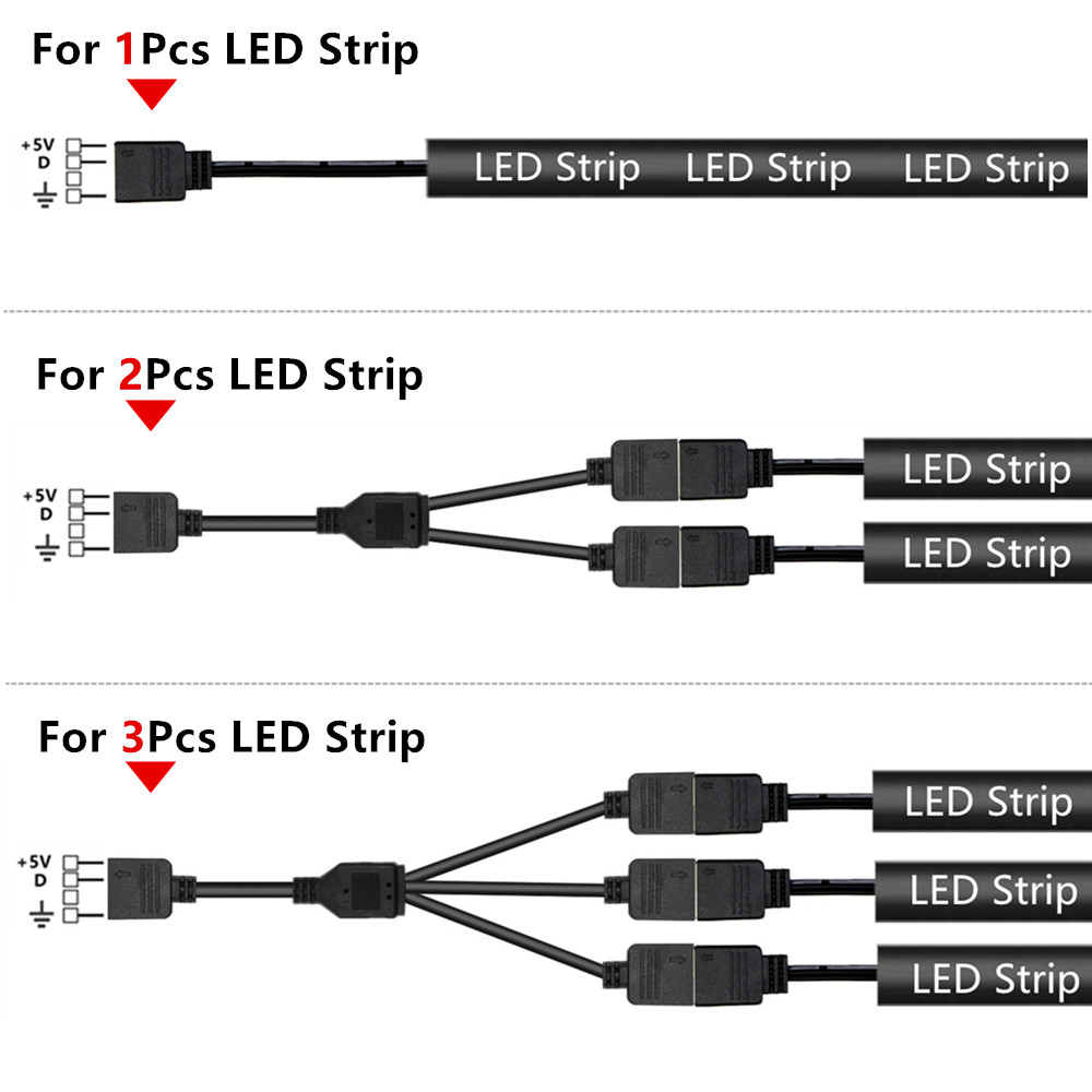 WS2812b ARGB LED Strip 5V 60Le - огляд і ціна Ws2812B Strip 5V