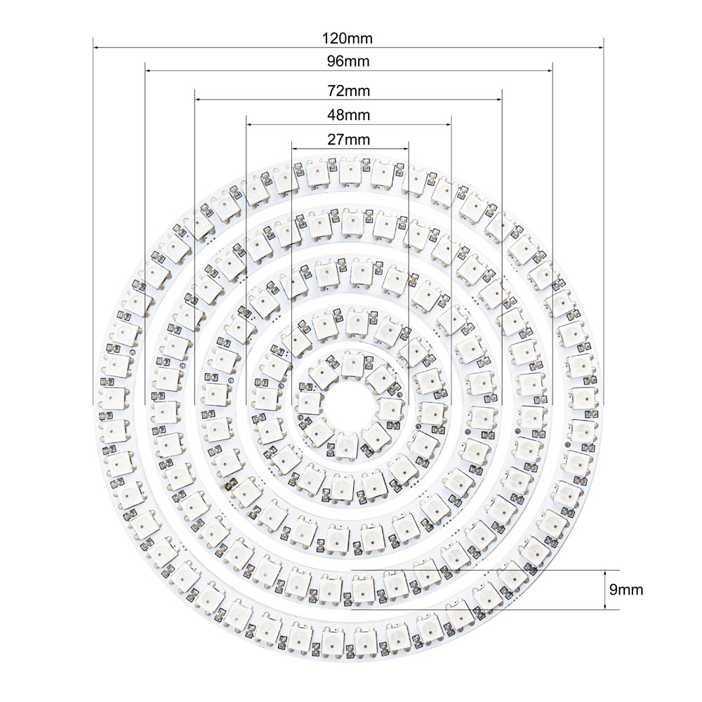 WS2812b Led Ring Addressable 8 - огляд і ціна Ws2812B Strip 5V