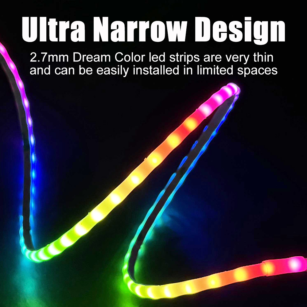 DC5V 2.7mm Ultra Narrow WS2812 - огляд і ціна Ws2812B Strip 5V