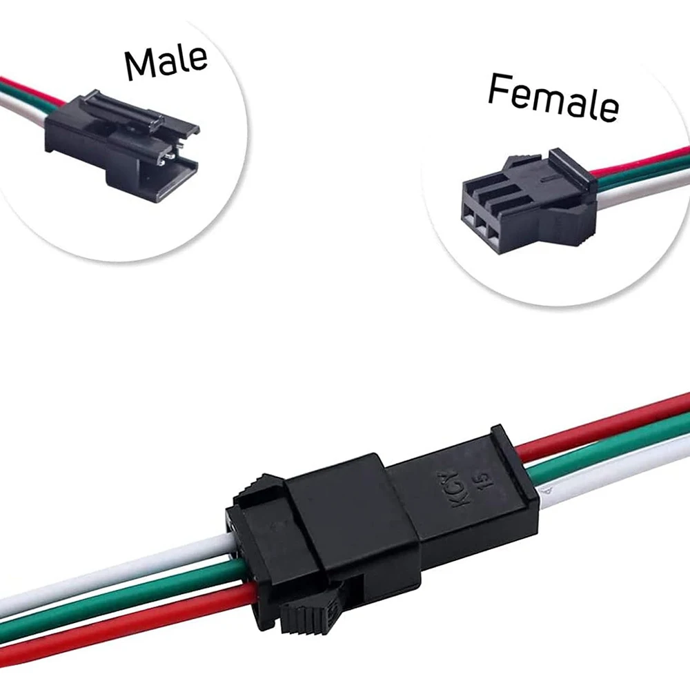 JST SM Male Female LED Extensi - огляд і ціна Ws2812B