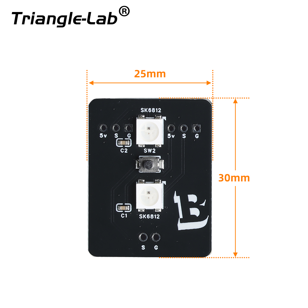 Trianglelab® Unwelded QuattroB - огляд і ціна Neopixel