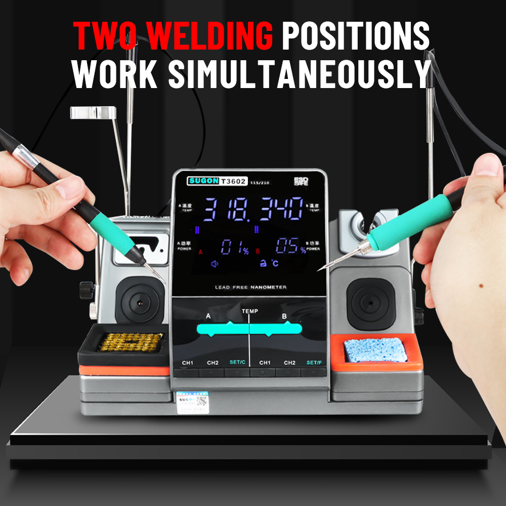 SUGON T3602 240W Soldering Sta - огляд і ціна Soldering Iron Temperature Probe