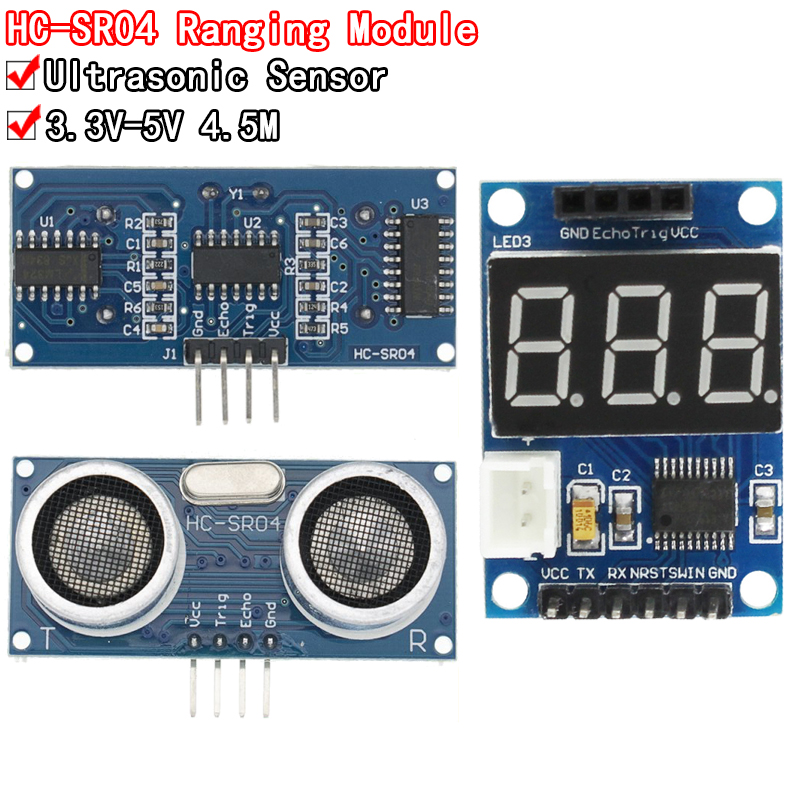 Ultrasonic sensor HC-SR04 HCSR - огляд і ціна Ultrasonic Sensor Hc-Sr04