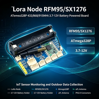 433/868/915MHz LoRa Node with  - огляд і ціна Lora Rfm95
