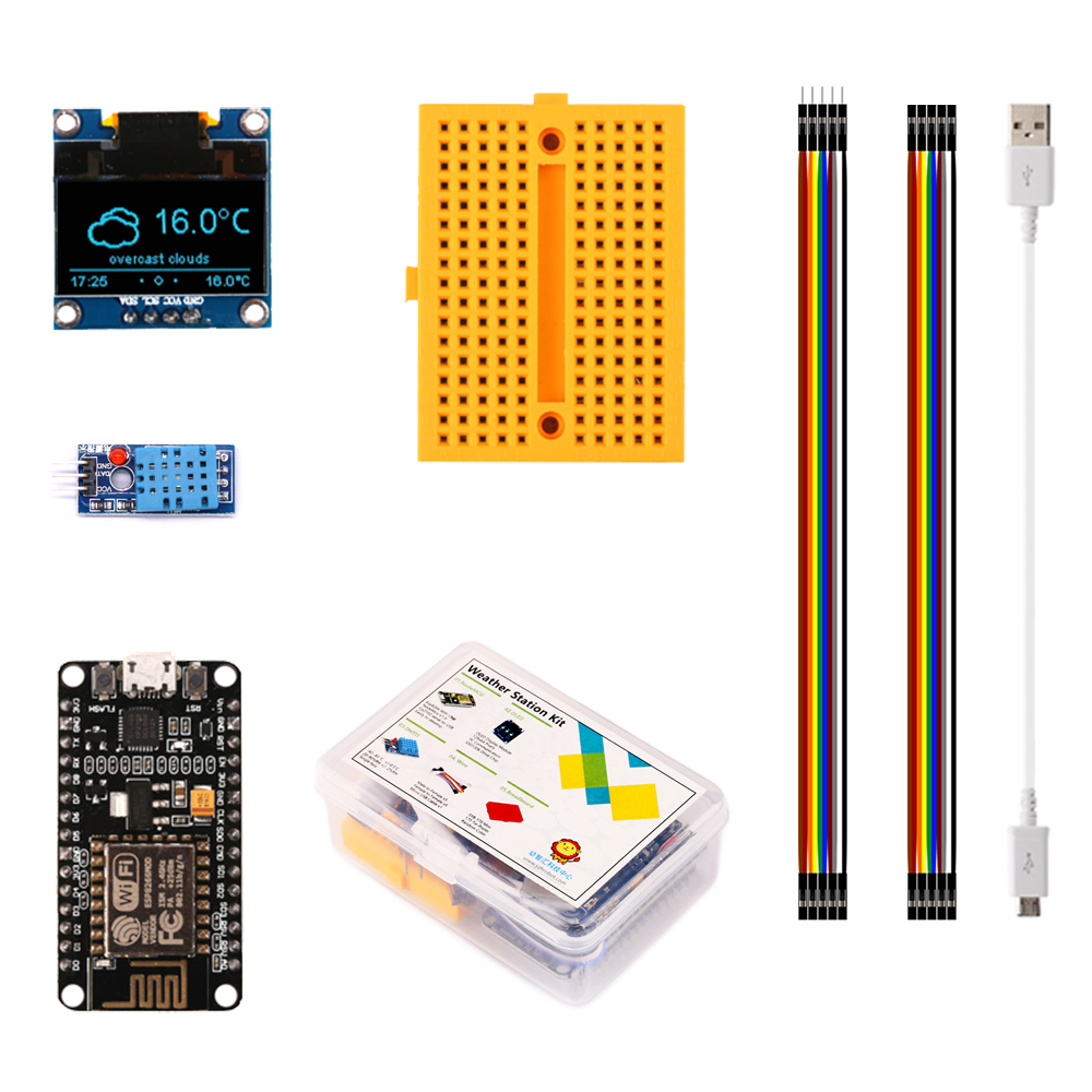 ESP8266 Weather Station  DIY K - огляд і ціна Oled Display 0.96