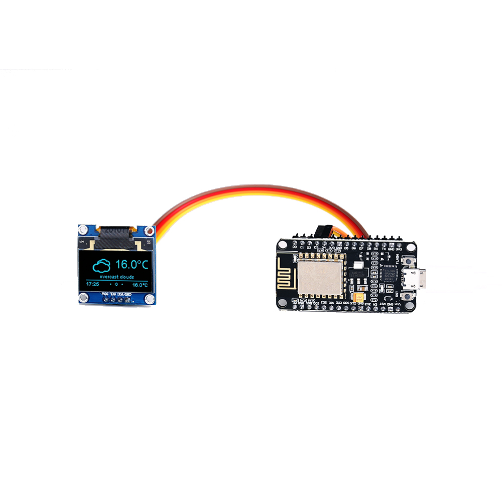 ESP8266 Weather Station  DIY K - огляд і ціна Oled Display 0.96