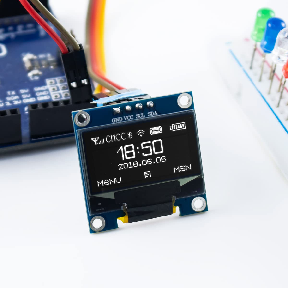 0.96 Inch OLED I2C IIC Display - огляд і ціна Oled Display 0.96
