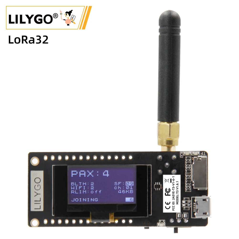 LILYGO® TTGO LoRa32 V2.1_1.6 V - огляд і ціна Oled Display 0.96