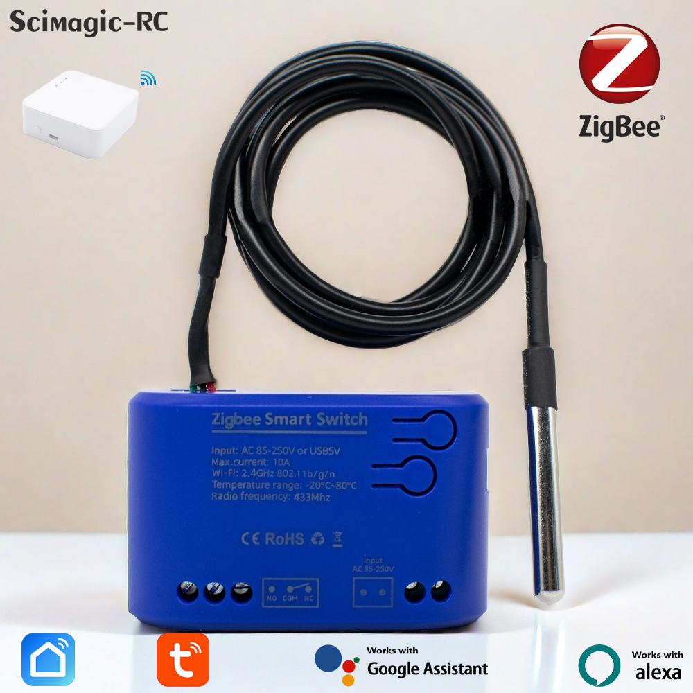 Zigbee Temperature Smart Switc - огляд і ціна Relay Module 1 Channel