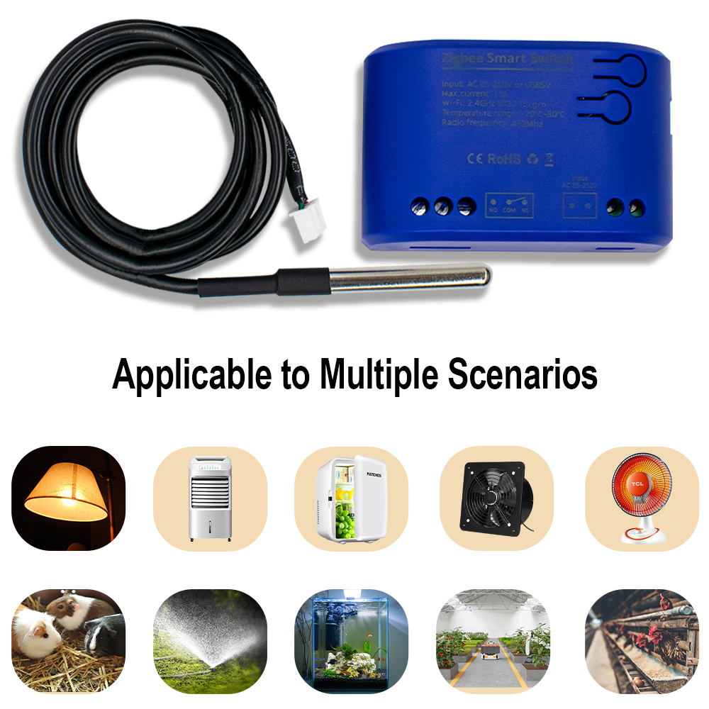 Zigbee Temperature Smart Switc - огляд і ціна Relay Module 1 Channel