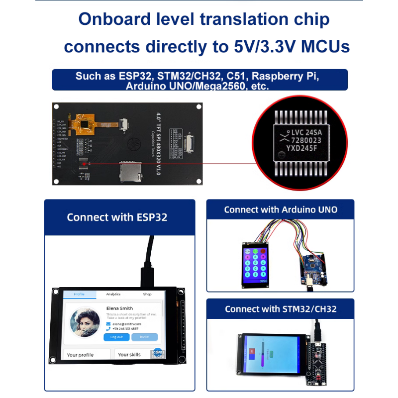 4.0 Inch 320X480 SPI TFT LCD M - огляд і ціна Tft Display 2.4