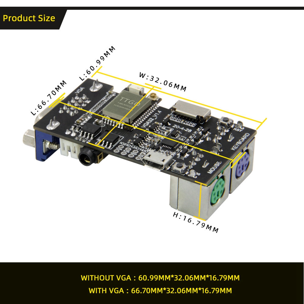 Hot sale FabGL VGA32 VGA ESP32 - огляд і ціна Joystick Module