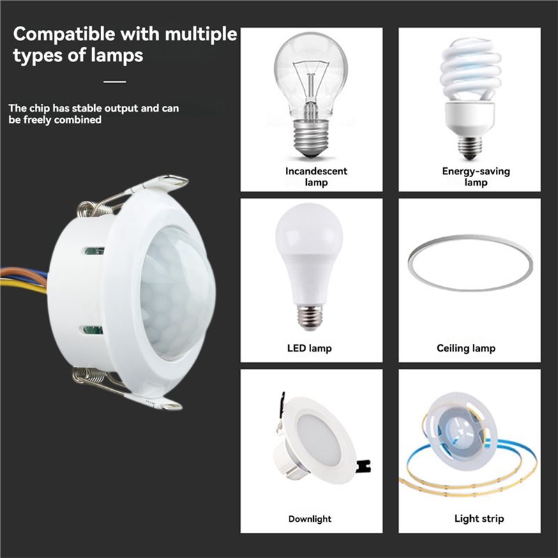 ABZL AC85-265V PIR Motion Sens - огляд і ціна Pir Motion Sensor