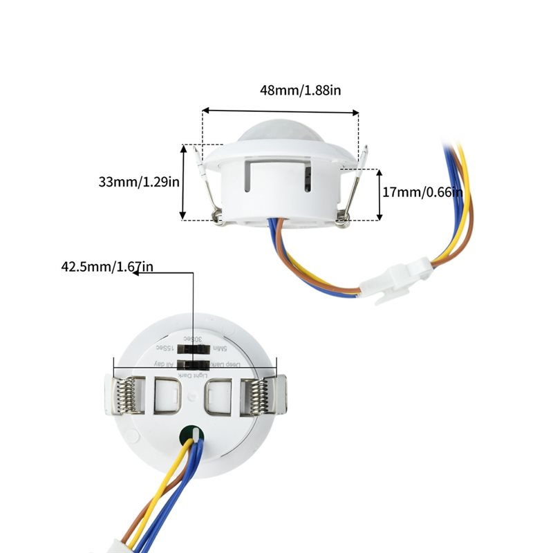 ABZL AC85-265V PIR Motion Sens - огляд і ціна Pir Motion Sensor