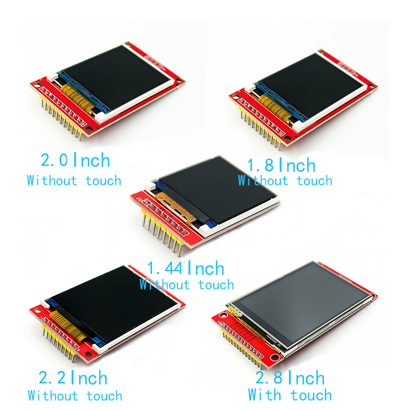 1.44/1.8/2.0/2.2/2.8 Inch TFT  - огляд і ціна Ili9341
