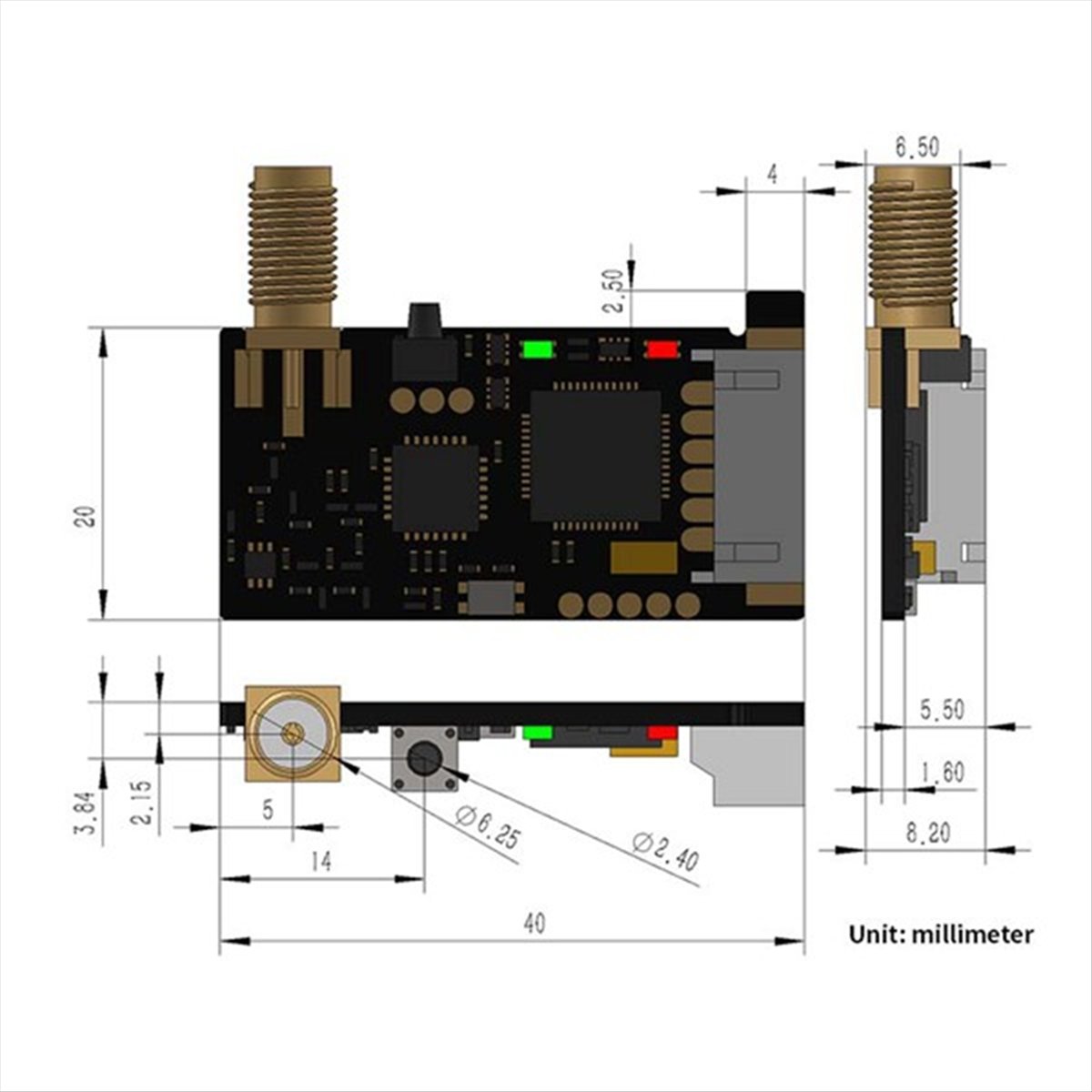 ☶❈＊♥AC1575-2Pcs SX1278 433M Lo - огляд і ціна Lora Sx1278