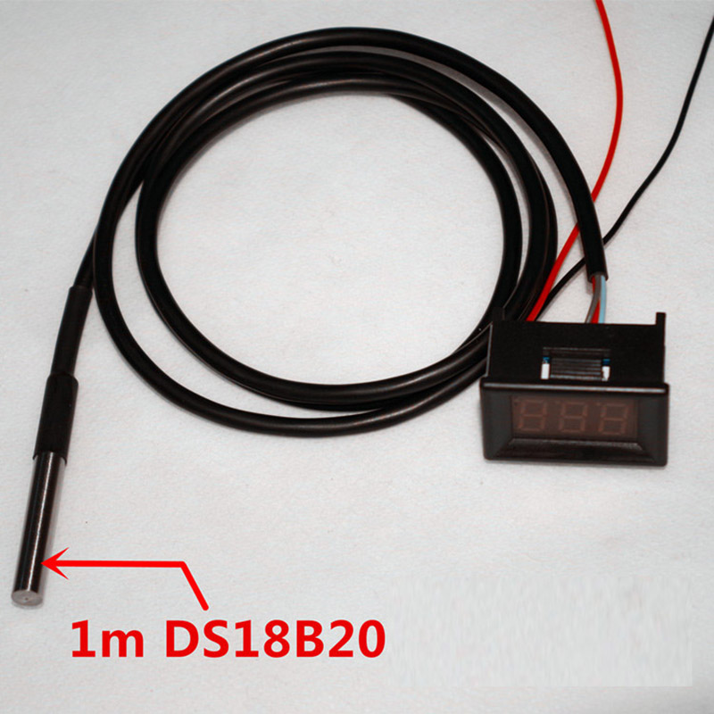 DC 12V 24V DS18b20 LED Digital - огляд і ціна Ds18B20