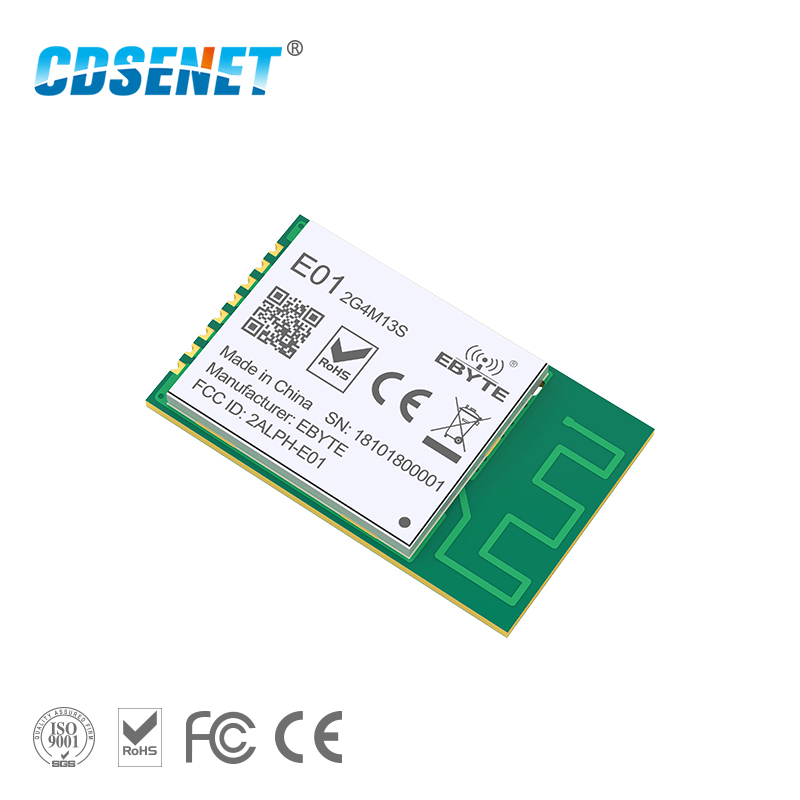 5pcs nRF24L01P 2.4GHz 20mW E01 - огляд і ціна Nrf24L01