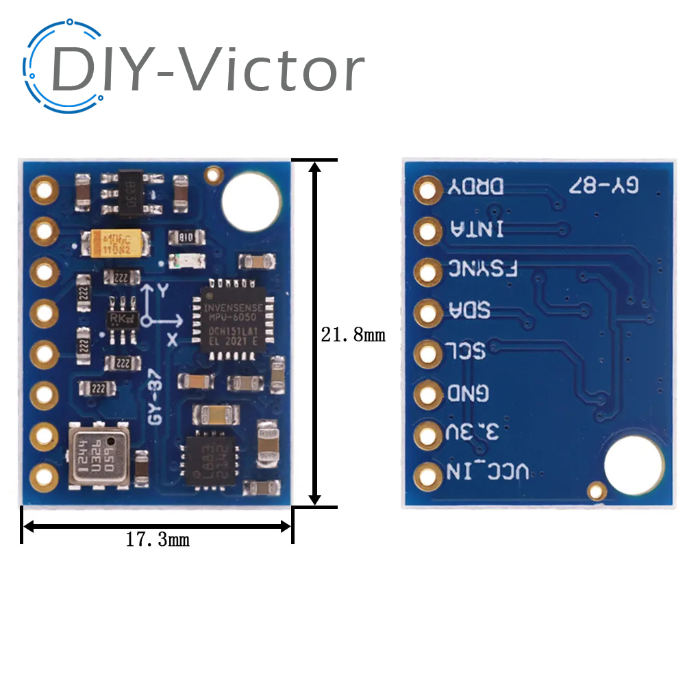 GY-87 10DOF Module Original MP - огляд і ціна Mpu6050