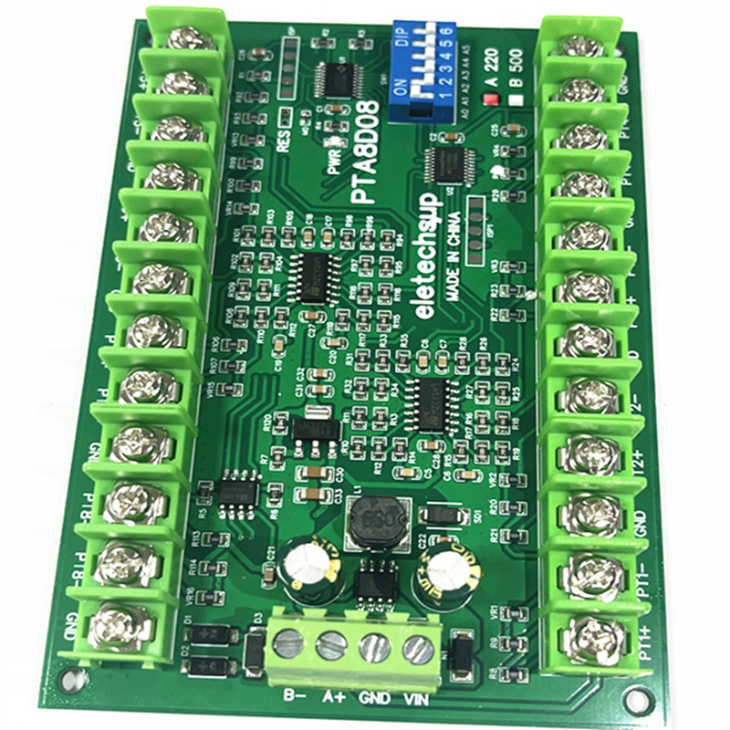 PTA8D08 8AI RS485 Analog Input - огляд і ціна Ds18B20