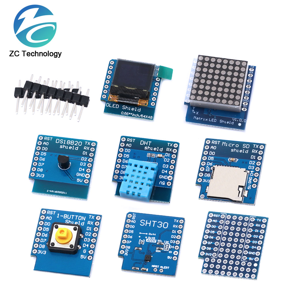 D1 Mini ESP8266 ESP-12F CH340G - огляд і ціна Dht22