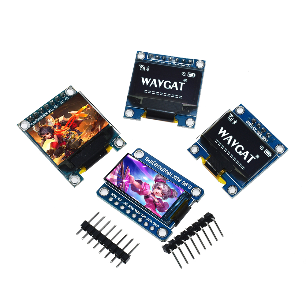 White Yellow Blue Color 4Pin 7 - огляд і ціна Oled Display 0.96