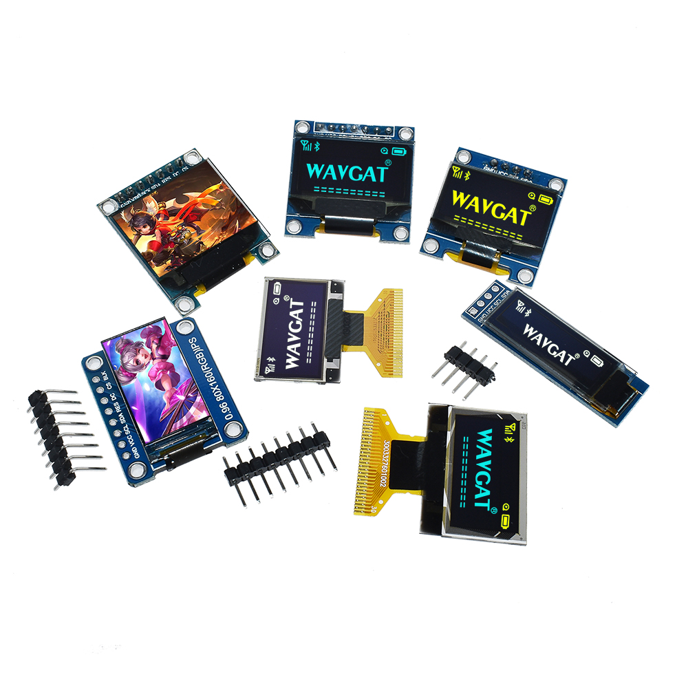 White Yellow Blue Color 4Pin 7 - огляд і ціна Oled Display 0.96