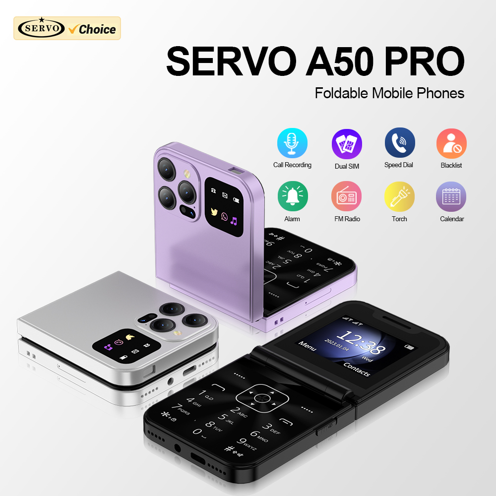 SERVO A50 PRO Flip Mobile Phon - огляд і ціна Tft Display 2.4