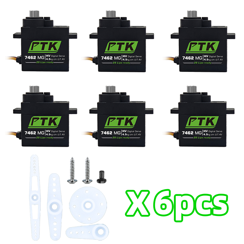 PTK 7462W MG Metal gear 9g mic - огляд і ціна Servo Sg90