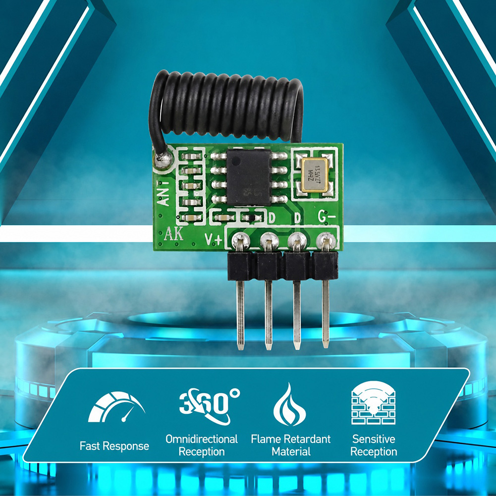 315MHz/433MHz Superheterodyne  - огляд і ціна Ir Remote Module