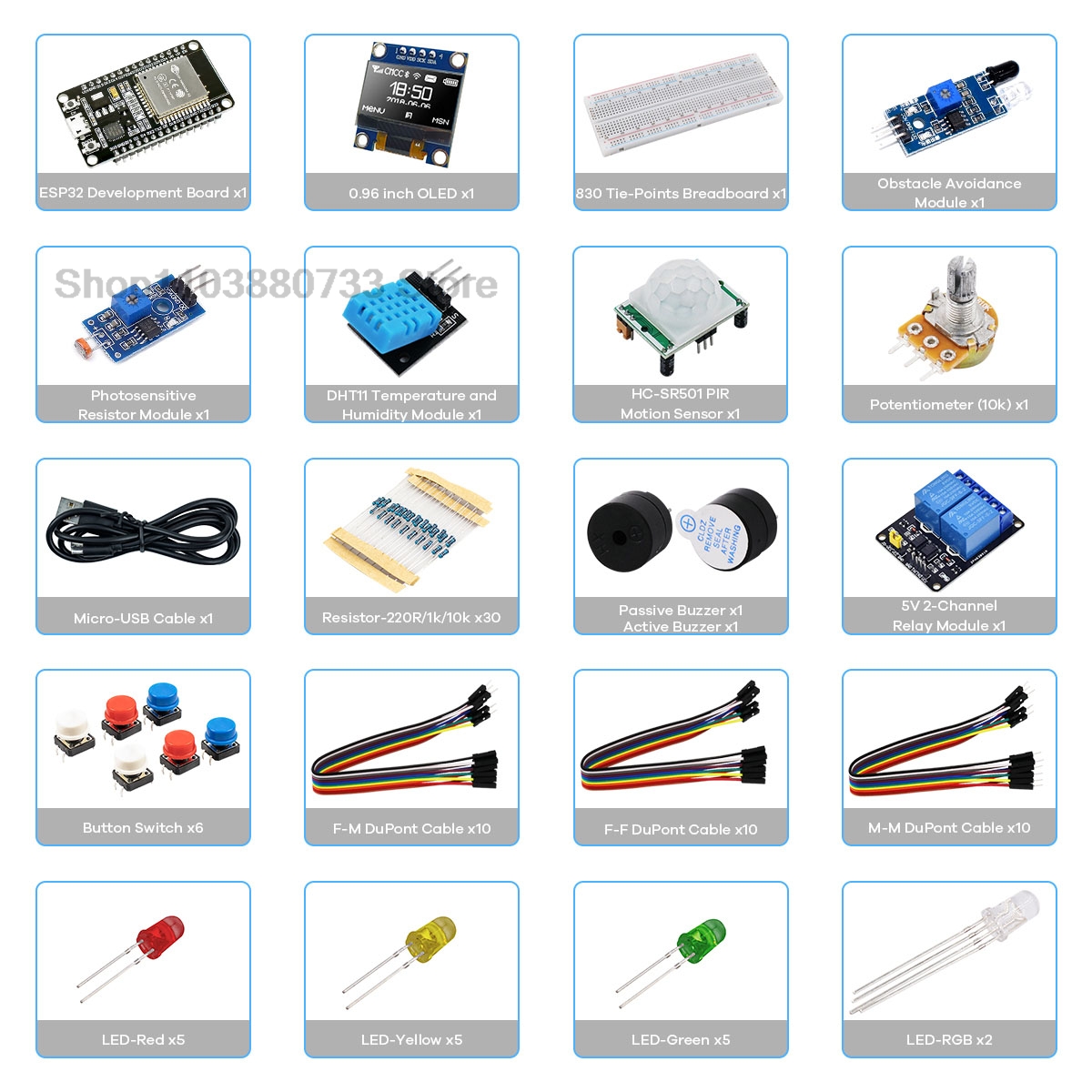 100% New ESP32 WIFI Developmen - огляд і ціна Dht11