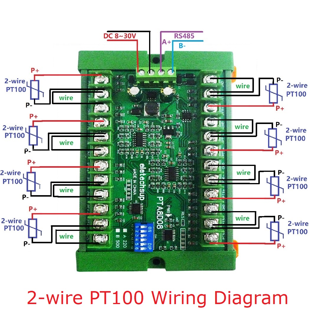 RS485 Temperature Sensor Acqui - огляд і ціна Ds18B20