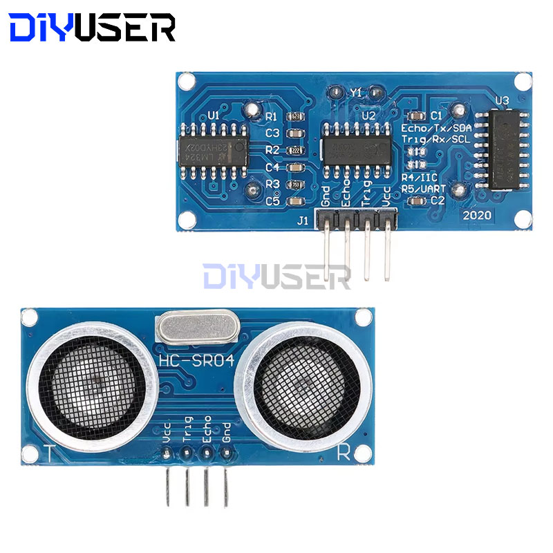 DIYUSER 2pcs Ultrasonic Module - огляд і ціна Ultrasonic Sensor Hc-Sr04