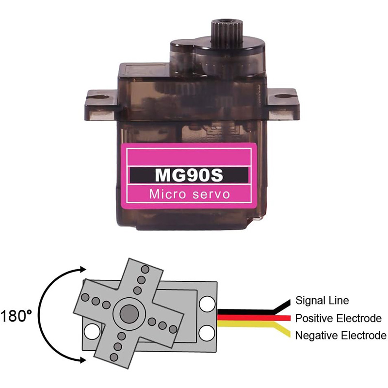 MG90S Servo 5/10/20/40Pcs All  - огляд і ціна Servo Sg90