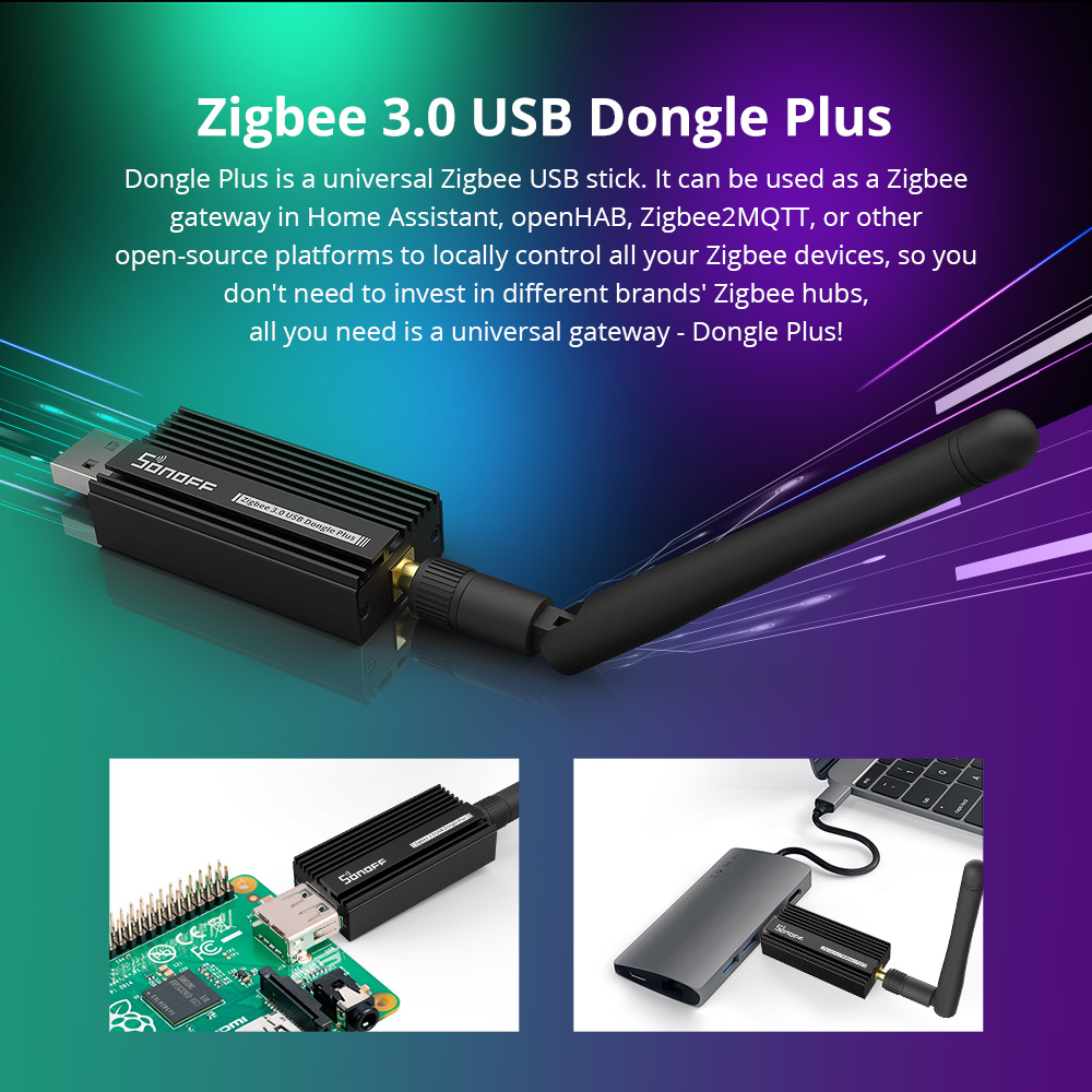 SONOFF Zigbee Dongle-E 3.0 USB - огляд і ціна Zigbee Cc2531