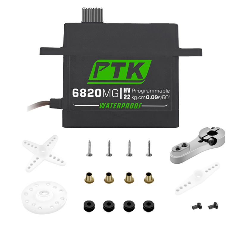 PTK servo Metal gear 20Kg 30Kg - огляд і ціна Servo Sg90