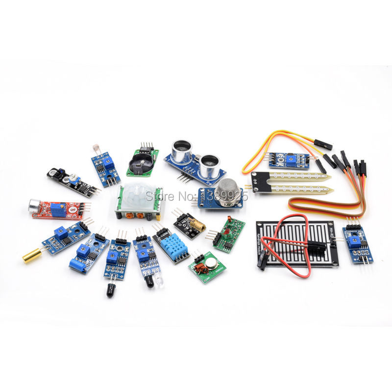 16 Kinds of Sensor Module Kit  - огляд і ціна Ultrasonic Sensor Hc-Sr04