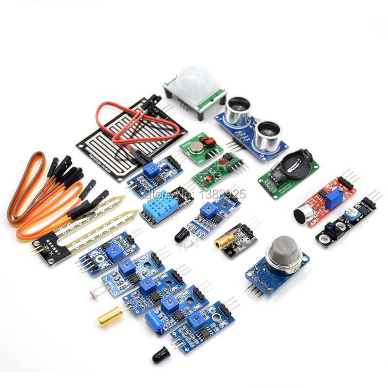 16 Kinds of Sensor Module Kit  - огляд і ціна Ultrasonic Sensor Hc-Sr04