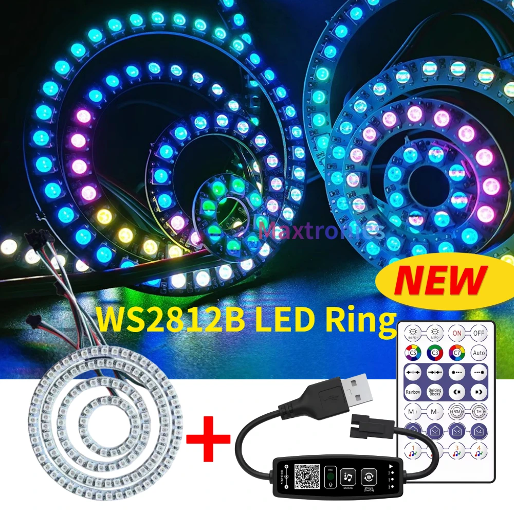 WS2812B RGB Led Ring Kit Indiv - огляд і ціна Ws2812B